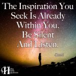 The Inspiration You Seek Is Already Within You