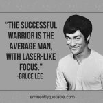 The Successful Warrior Is The Average Man