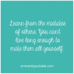 Learn From The Mistakes Of Others