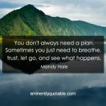 You Don’t Always Need A Plan
