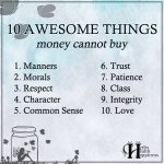 10 Awesome Things Money Cannot Buy