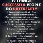 12 Things Successful People Do Differently