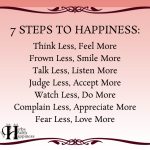 7 Steps To Happiness