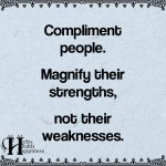 Compliment People