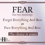 FEAR Has Two Meanings