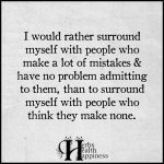 I Would Rather Surround Myself With People