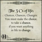 The 3 C’s Of Life