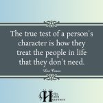 The True Test Of A Person’s Character