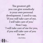 The Greatest Gift You Can Give Somebody