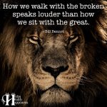 How We Walk With The Broken