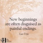 New Beginnings Are Often Disguised