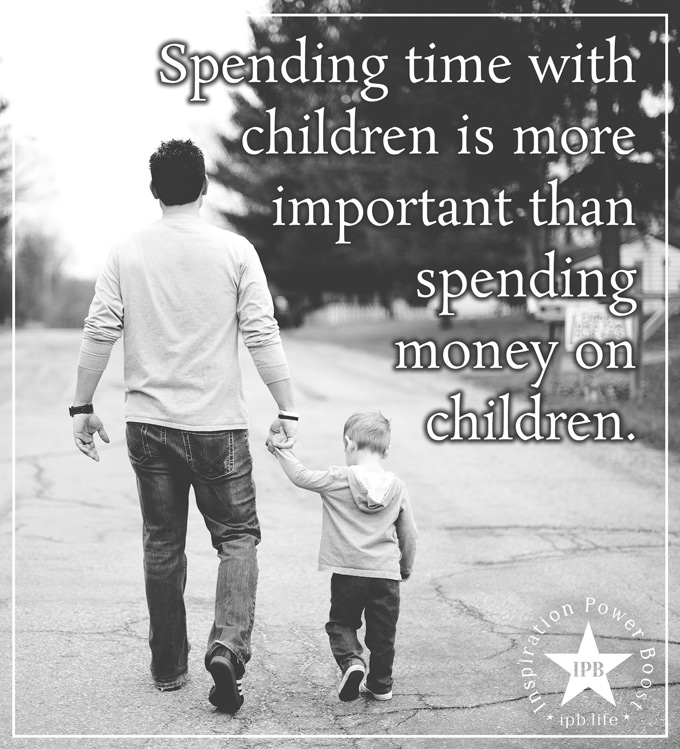 Spending Time With Children Is More Important