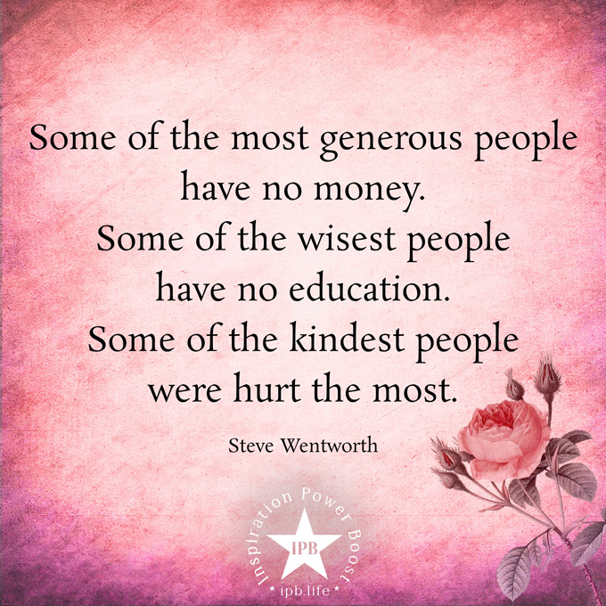 Some Of The Most Generous People Have No Money