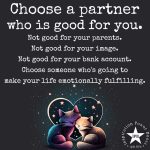 Choose A Partner Who Is Good For You